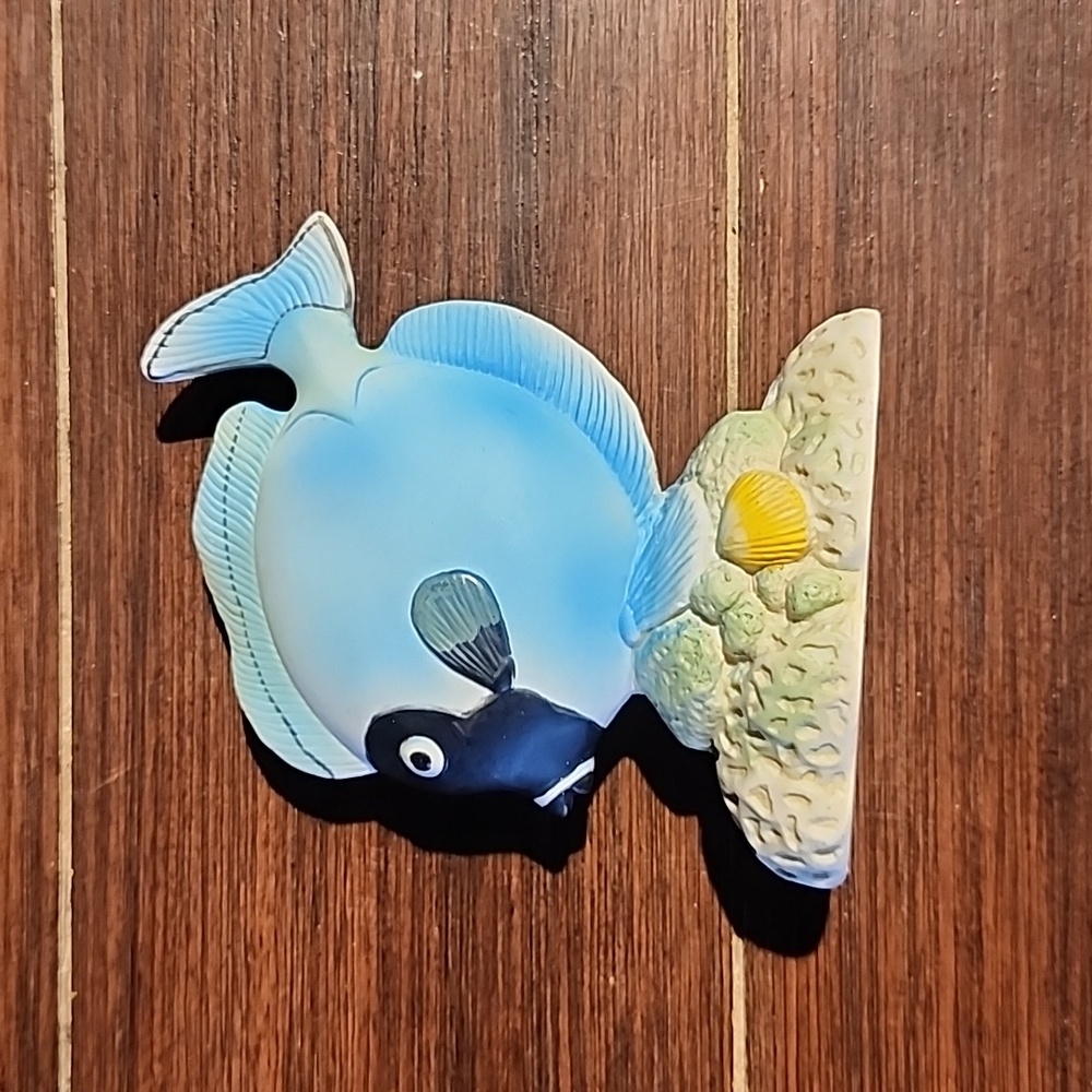 Porcelain Small Blue Tang Fish